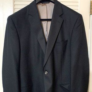 Mens Cashmere Blazer by Clotherie Phoenix Black Size 46R Quality Suit Coat